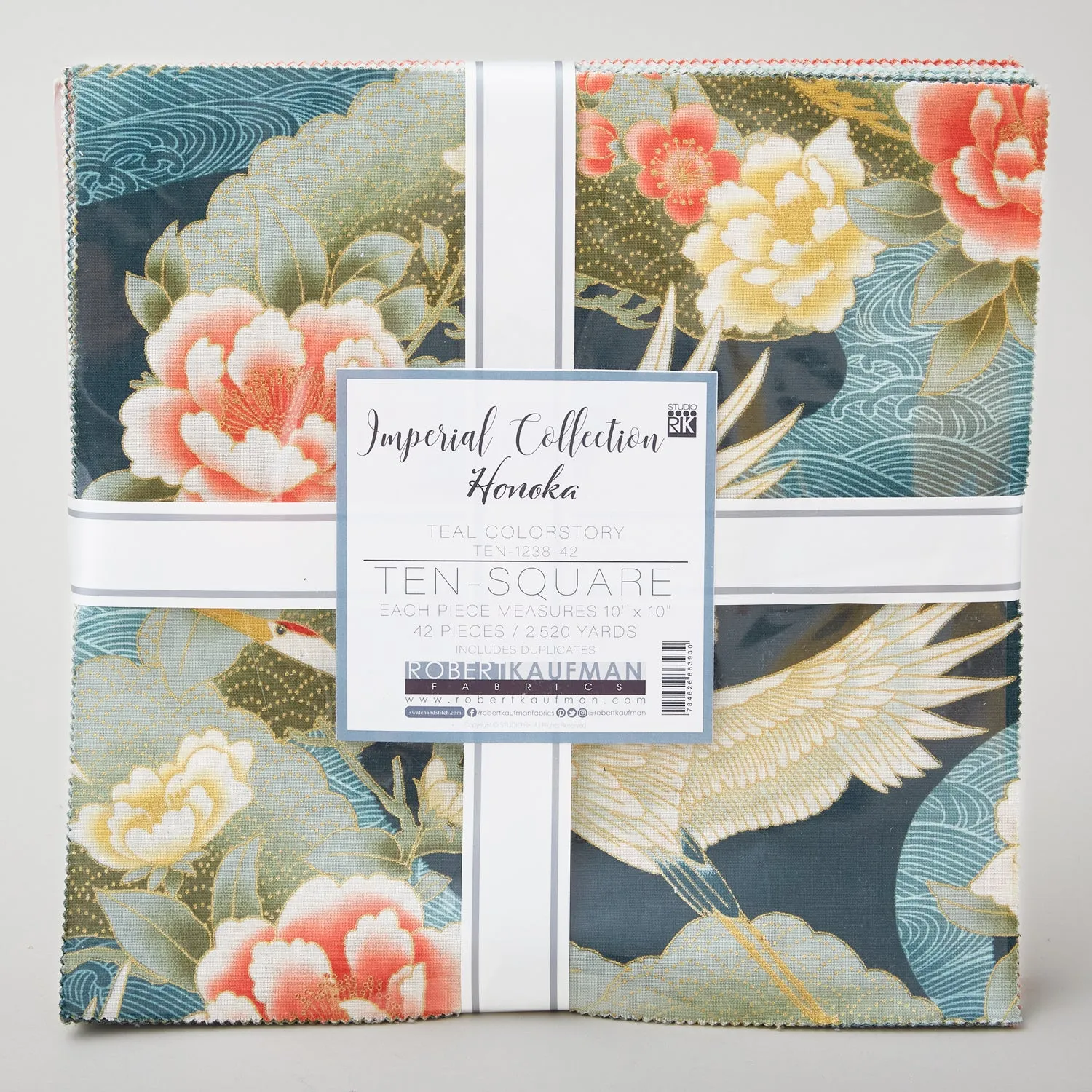 Imperial Collection Honoka Teal Colorstory Metallic Ten Squares