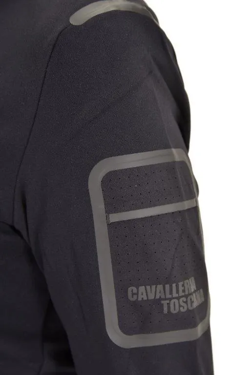 Jersey Fleece Half Zip - Black