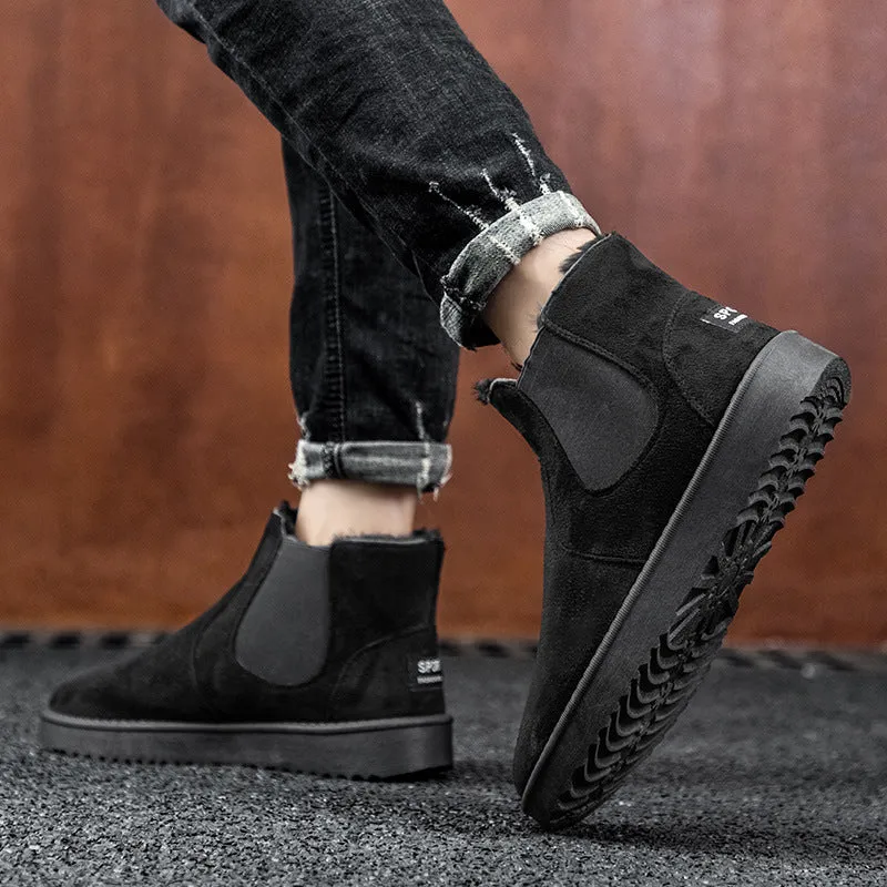 Leather Ankle Boots for Men
