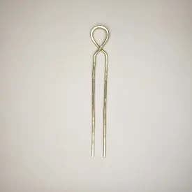 Looped Brass Hair Pin