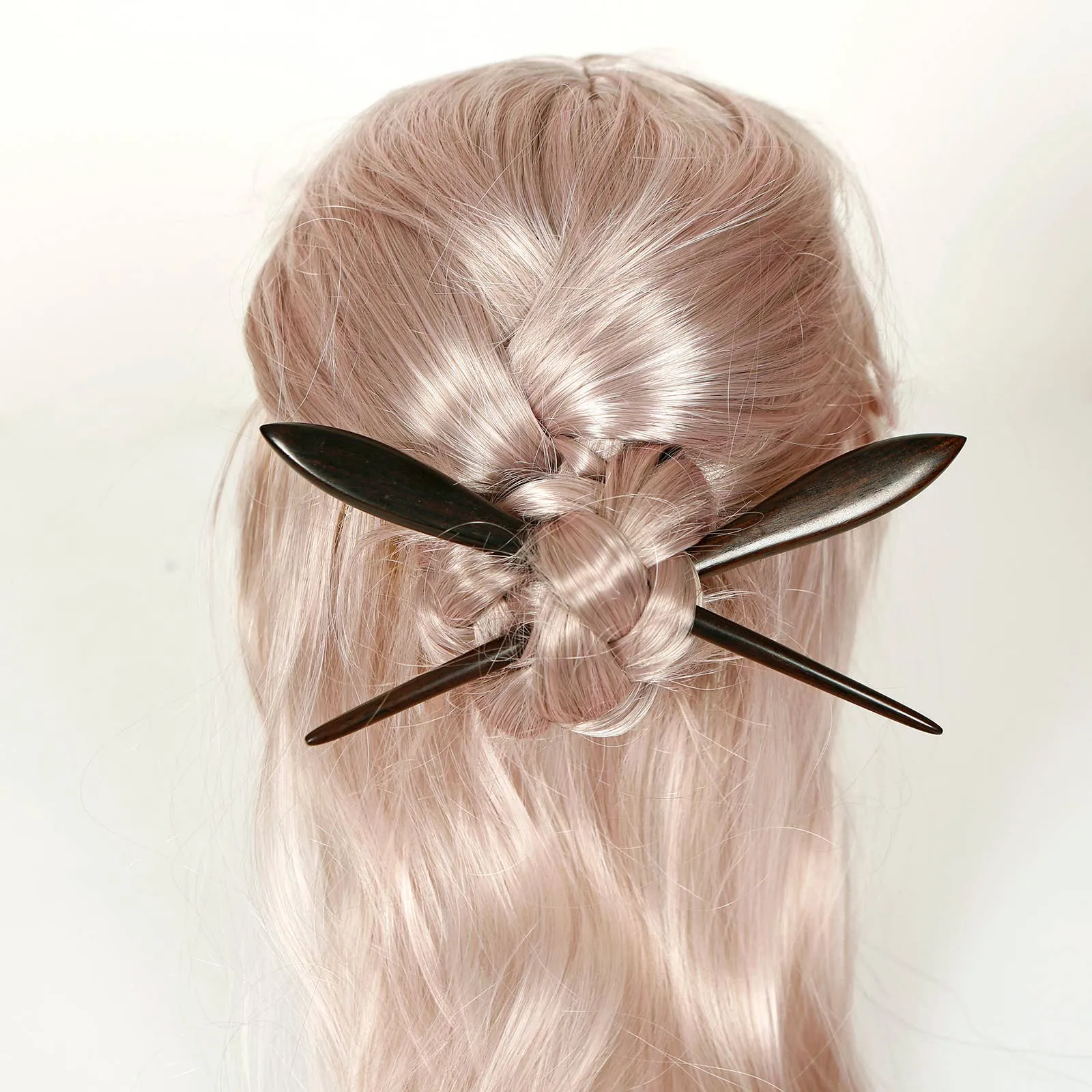 Natural Sandalwood Chopstick/Wood Hair Pins /Sticks (Paddle)