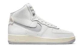 NIKE AIR FORCE 1 HIGH STRAPLESS WHITE GREY (W)