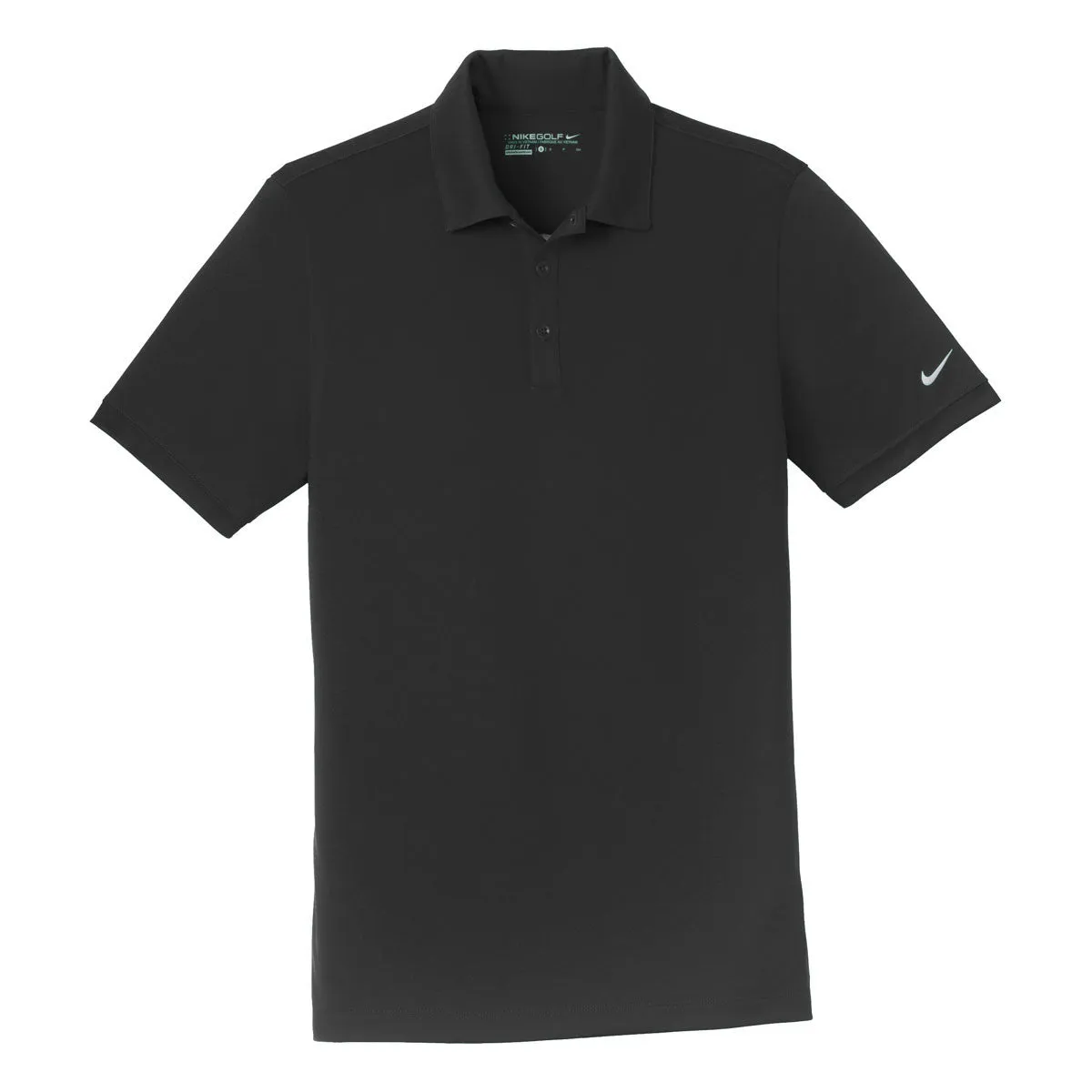 Nike Men's Black Dri-FIT Smooth Performance Polo