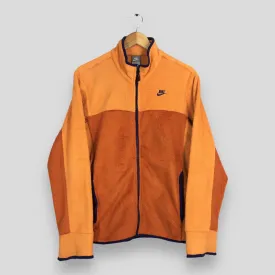 Nike Swoosh Orange Fleece Sweater Medium