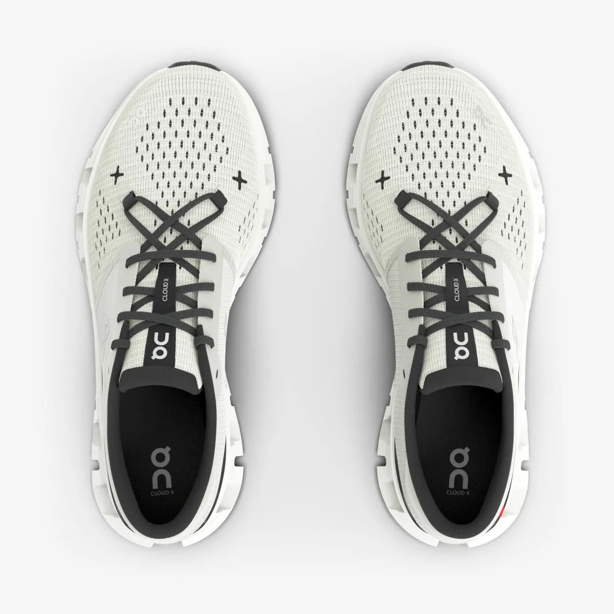 ON Cloud X 4 Running Shoe Mens (Ivory/Black)