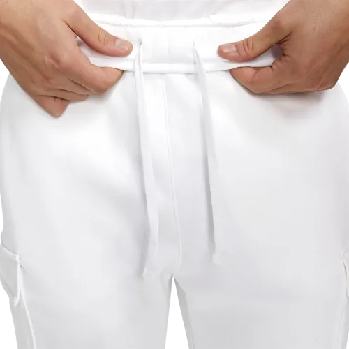 Pantalon Cargo Nike Sportswear Fleece - Blanc/Bleu/Rouge