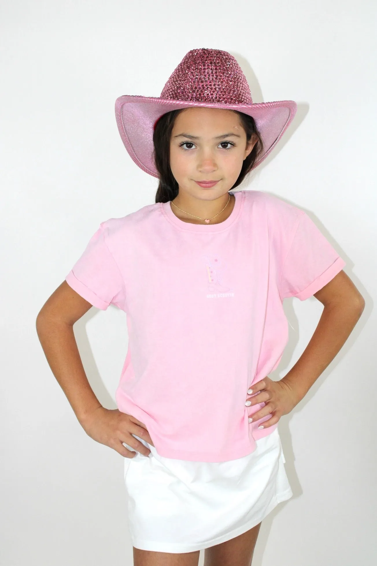 Paper Flower Boot Scootin Cutie Shirt