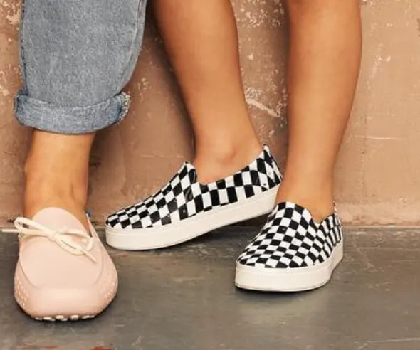 People Footwear - Slater Kids Shoes in Black/White Checkers