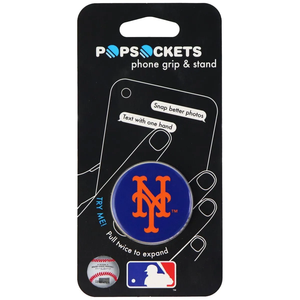 PopSockets: Collapsible Grip & Stand for Phones and Tablets - NY Mets