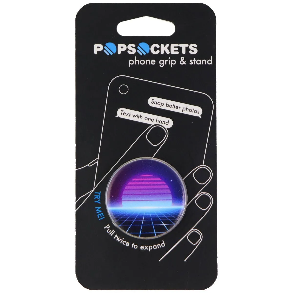 PopSockets Collapsible Grip and Stand for Phones and Tablets - Electric Sunset