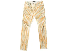 Purple Brand White Brush Stroke Jeans
