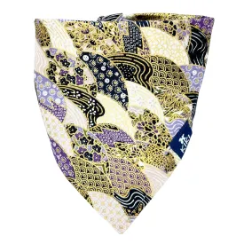 Purple Traditional Japanese Pattern II Dog & Cat Bandana
