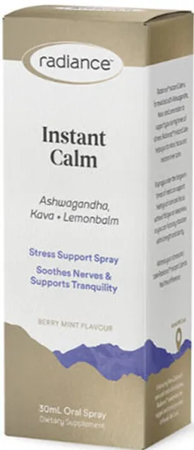 Radiance Instant Calm Oral Spray - Berry Mint Flavour - 30ml