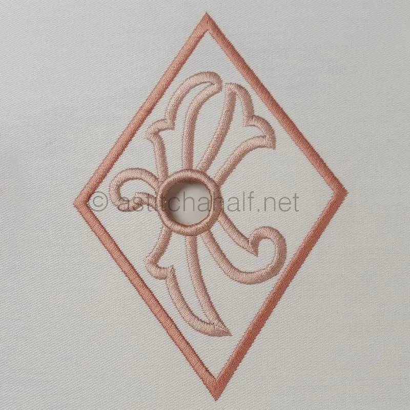 Richelieu Cutwork Monogram K