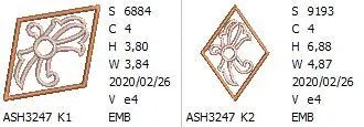 Richelieu Cutwork Monogram K