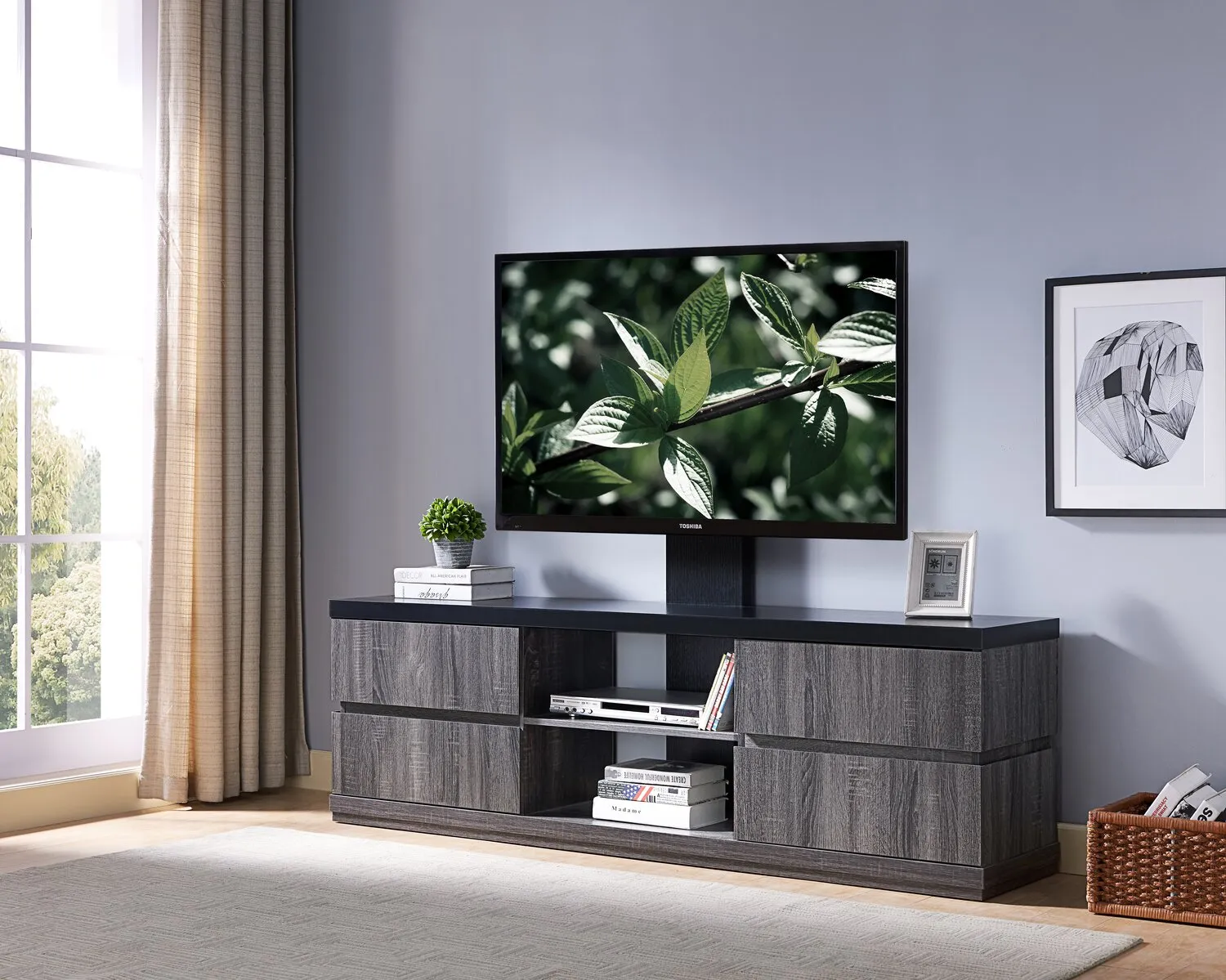 Sabra 70" TV Stand with TV Mount