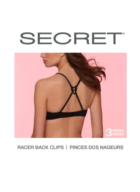 SECRET® Racerback Heart Clips - 3 Pieces