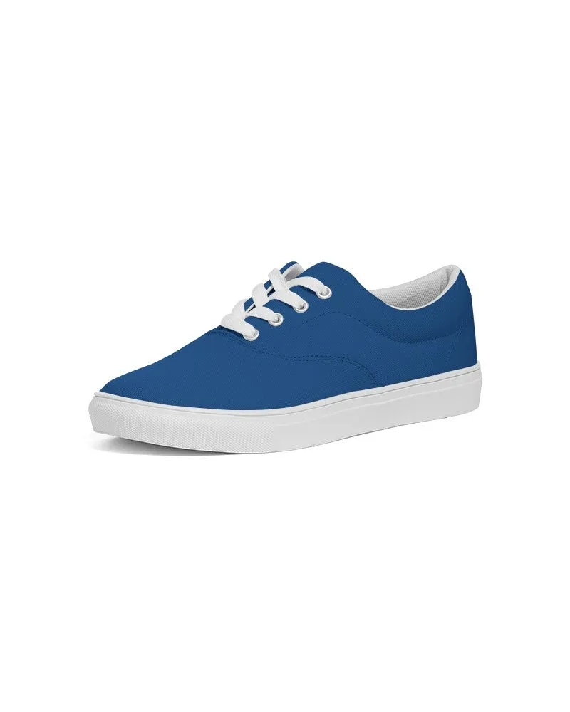 Shaded Blue Canvas Sneakers | Men's | C100M75Y0K30