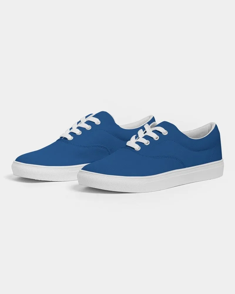 Shaded Blue Canvas Sneakers | Men's | C100M75Y0K30