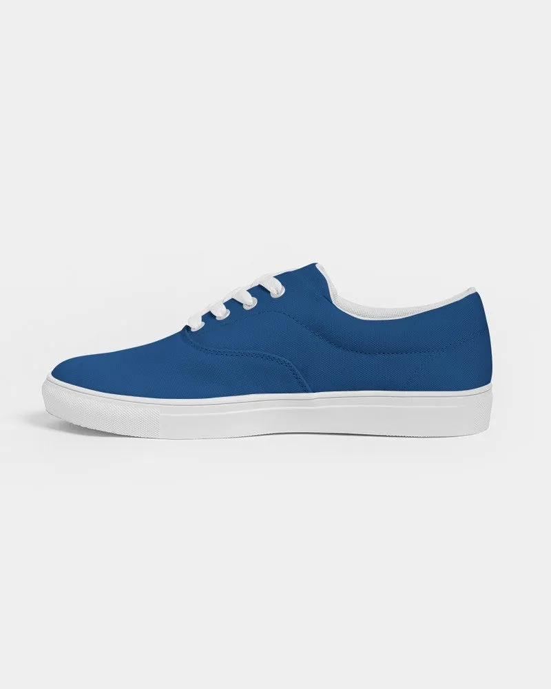 Shaded Blue Canvas Sneakers | Men's | C100M75Y0K30