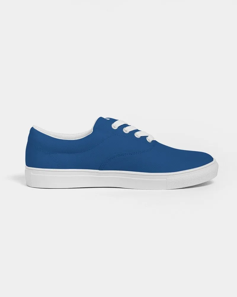 Shaded Blue Canvas Sneakers | Men's | C100M75Y0K30