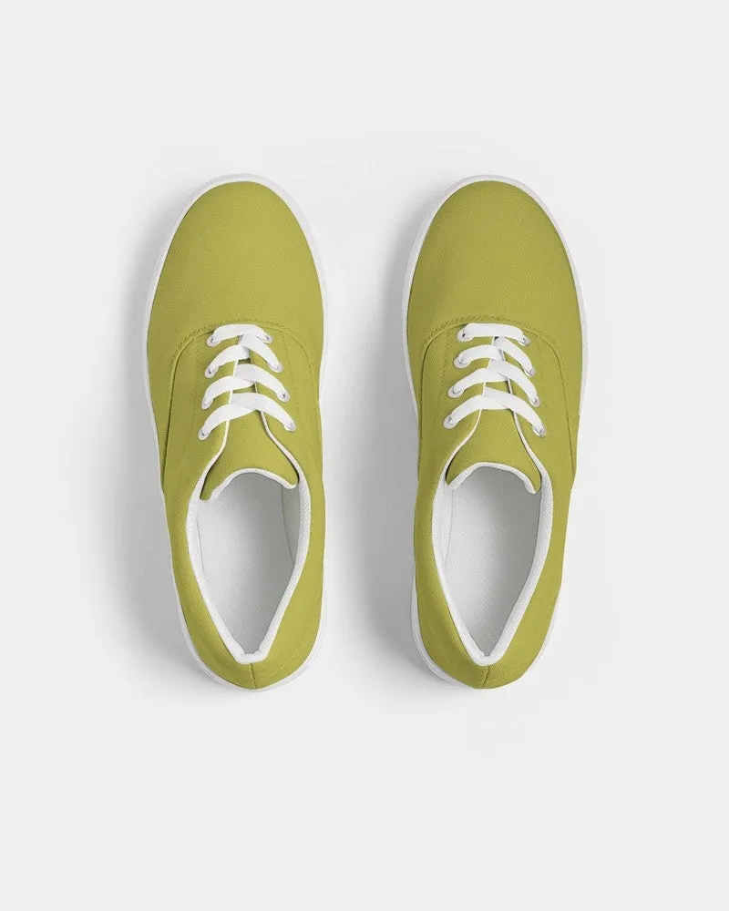 Shaded Midtone Yellow Canvas Sneakers | Women's | C0M0Y80K30