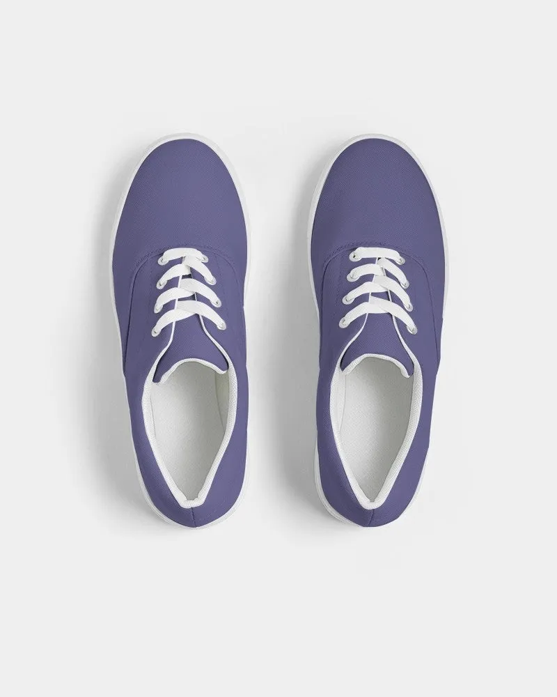 Shaded Pastel Blue Canvas Sneakers | Women's | C60M60Y0K30