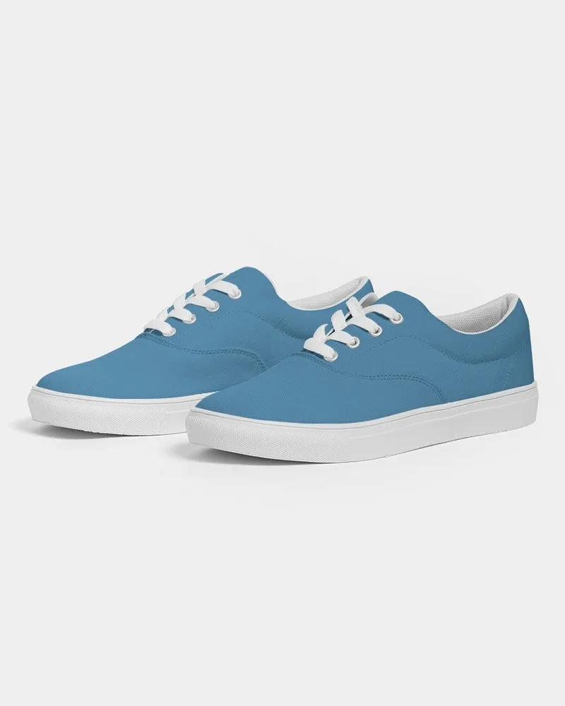 Shaded Pastel Cyan Canvas Sneakers | Women's | C60M15Y0K30