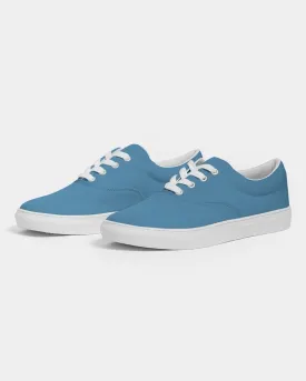 Shaded Pastel Cyan Canvas Sneakers | Women's | C60M15Y0K30