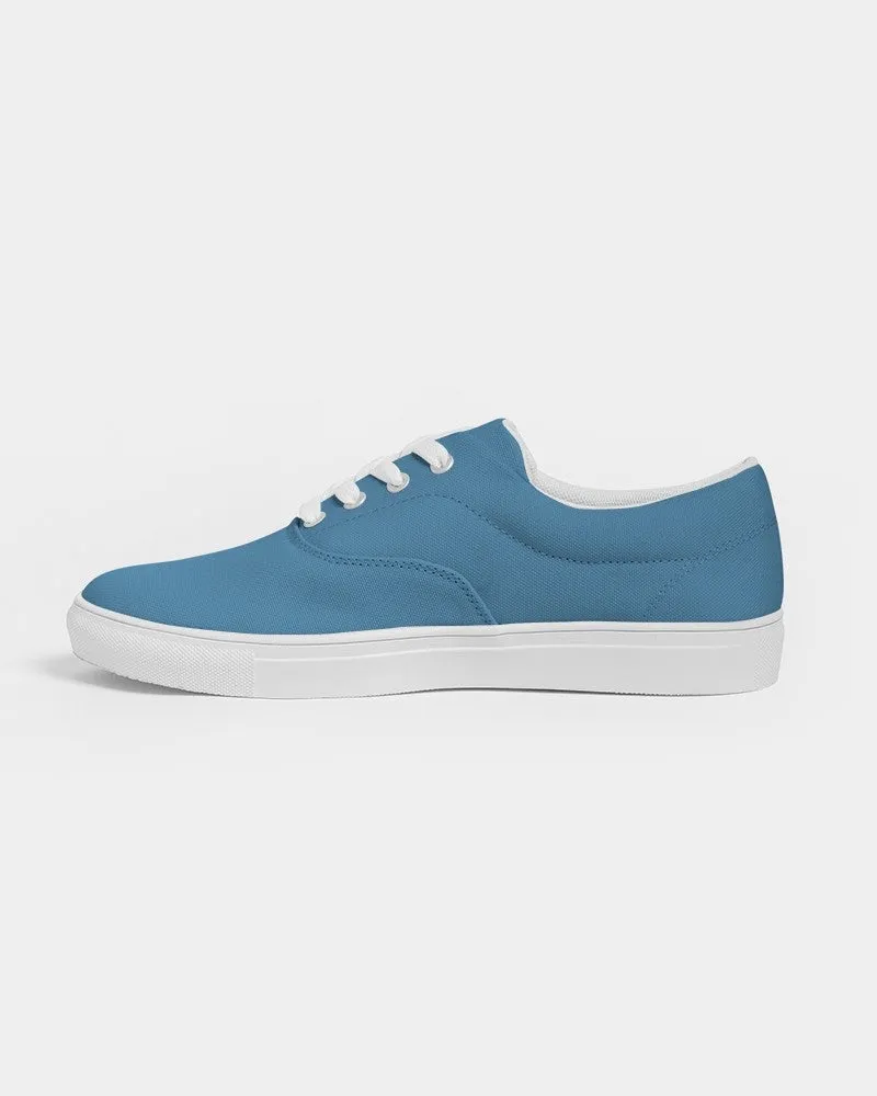 Shaded Pastel Cyan Canvas Sneakers | Women's | C60M15Y0K30