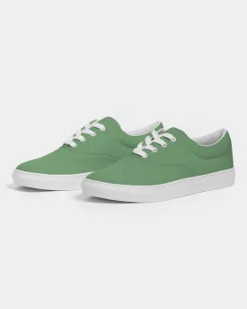 Shaded Pastel Green Canvas Sneakers | Women's | C45M0Y60K30