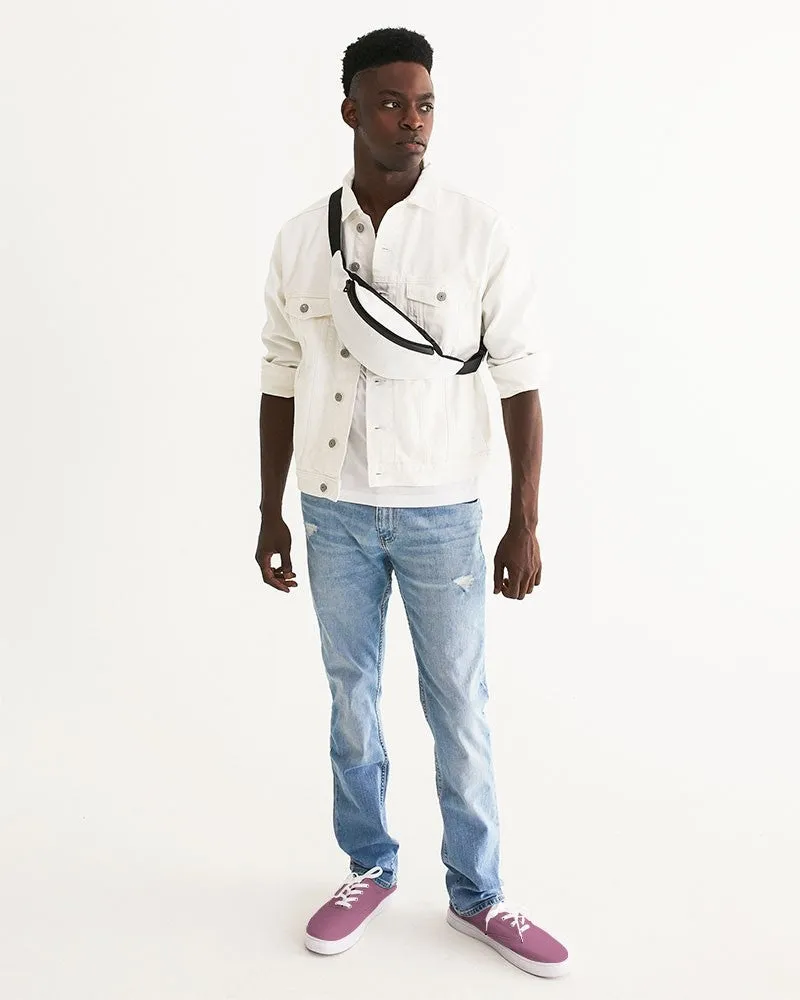 Shaded Pastel Magenta Canvas Sneakers | Men's | C0M60Y0K30