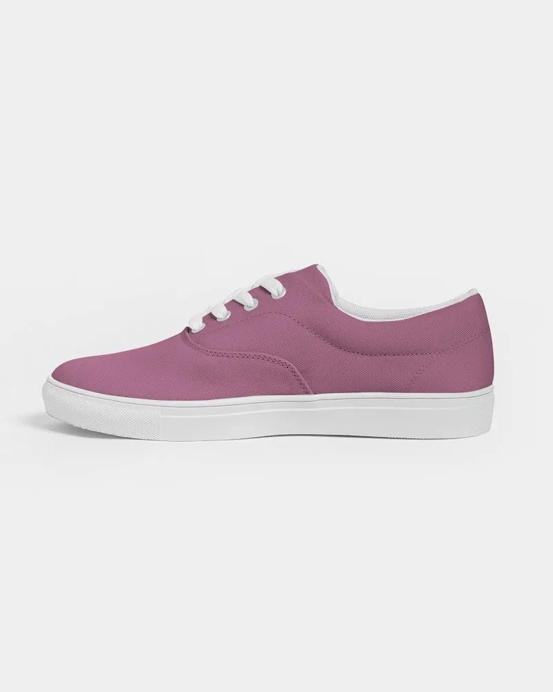 Shaded Pastel Magenta Canvas Sneakers | Men's | C0M60Y0K30