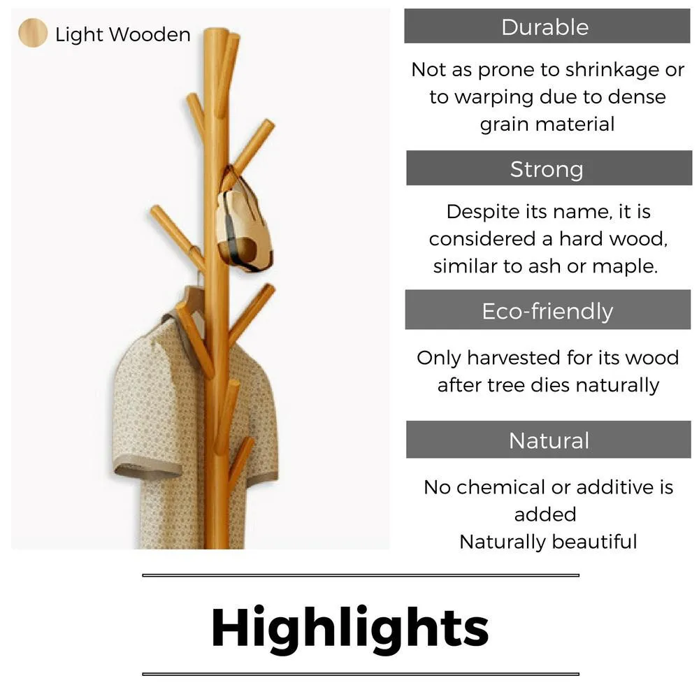 Shoppy IKA Coat Clothes Wooden Rack