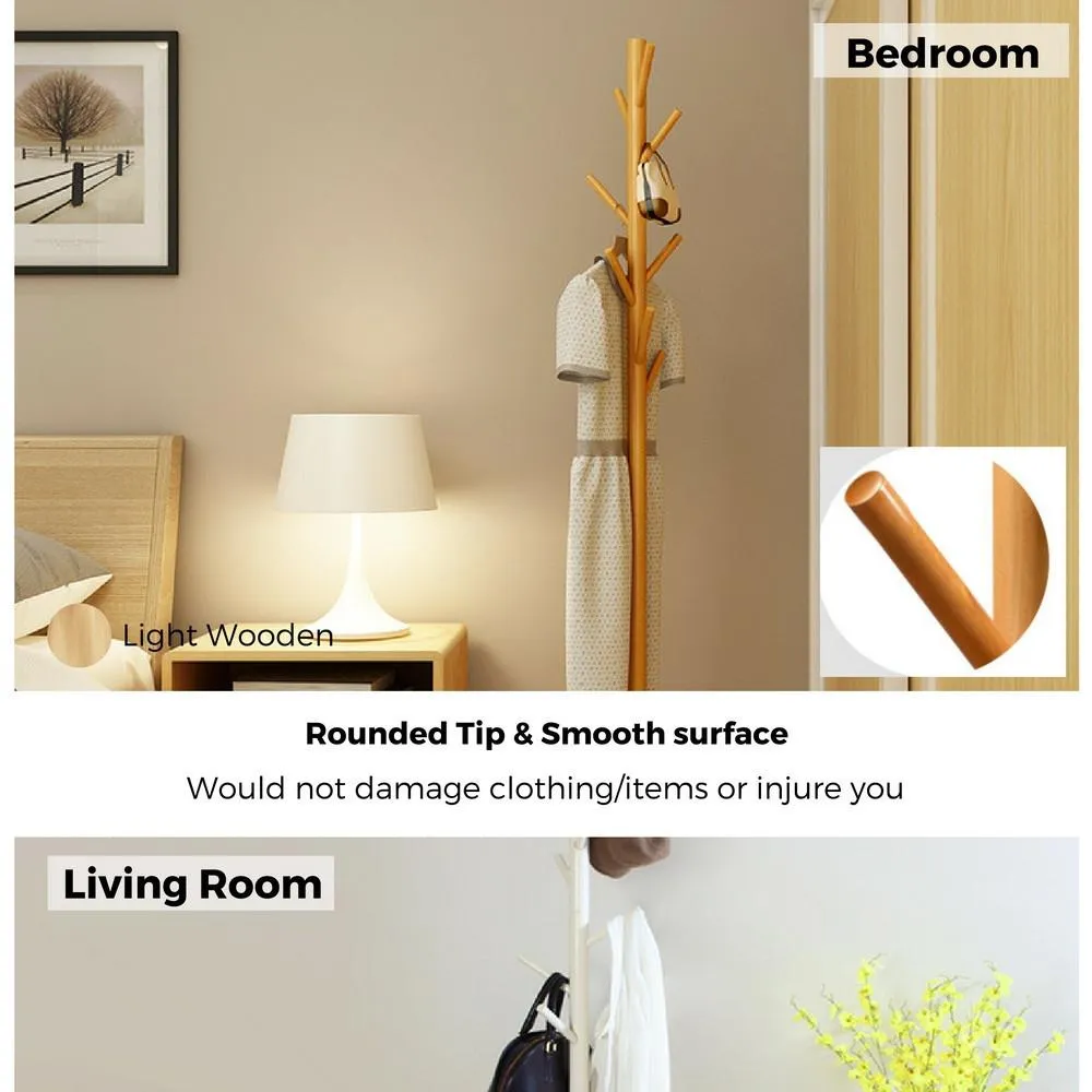 Shoppy IKA Coat Clothes Wooden Rack