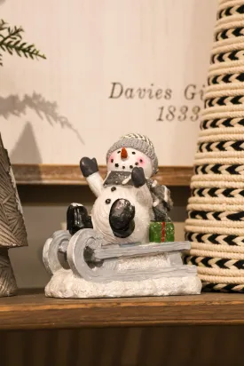 Sledding Snowman - 2 Styles