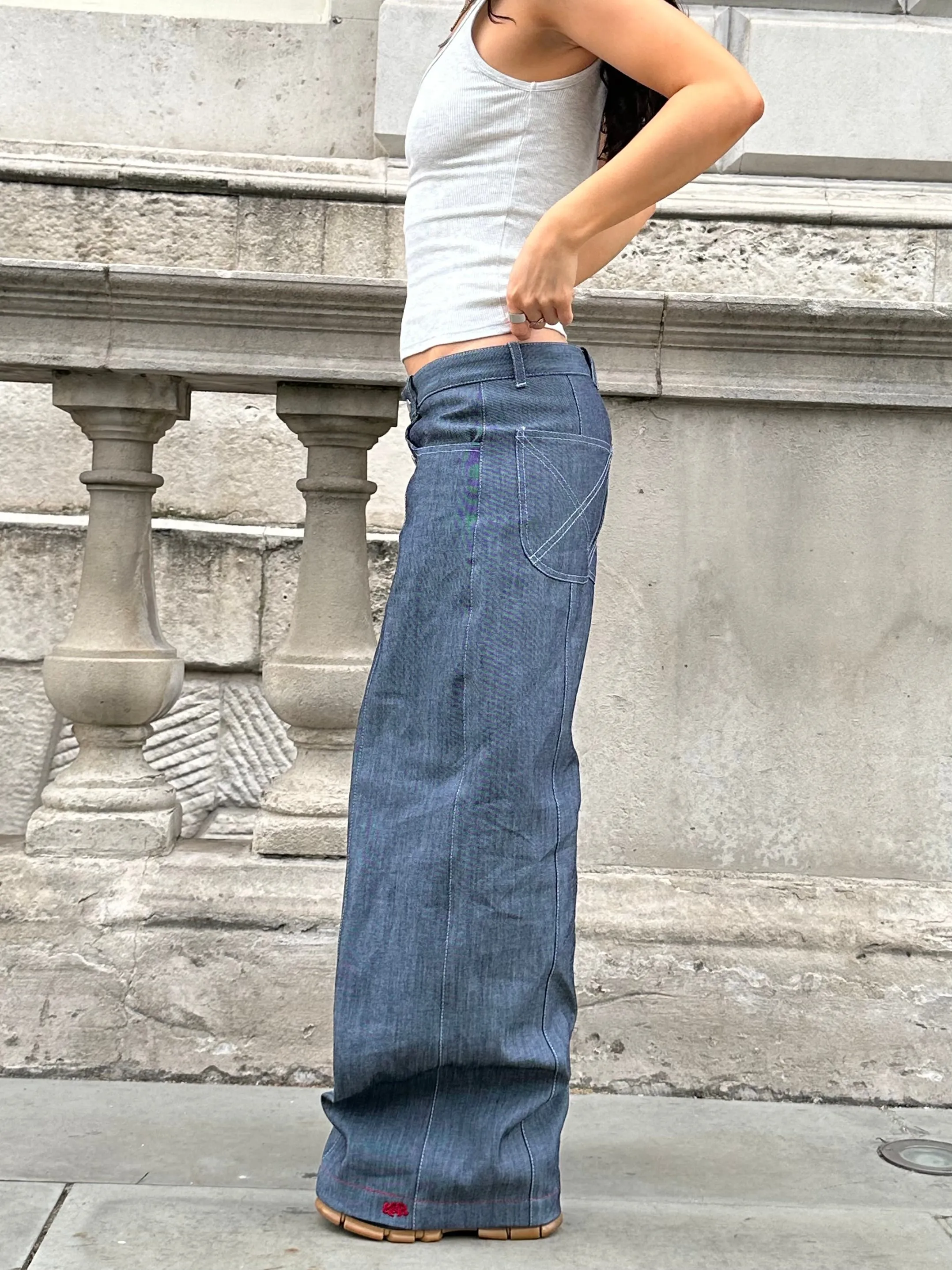 the skater jean in cadet grey denim