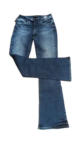 Tuesday Slim Boot Universal Fit Low Rise Slim Boot by Silver Jeans Co SZ: W24 L31