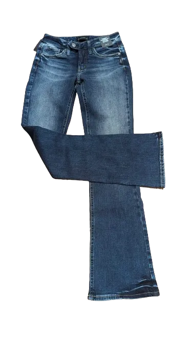 Tuesday Slim Boot Universal Fit Low Rise Slim Boot by Silver Jeans Co SZ: W24 L31