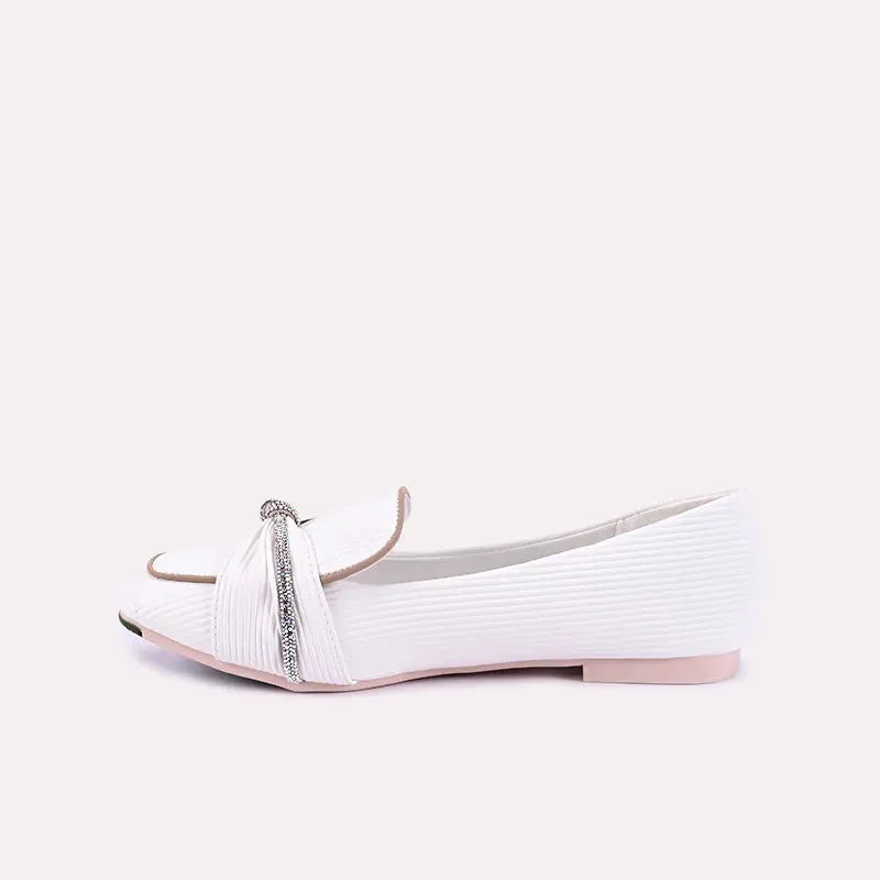 Viola White Casual Pumps 0431244