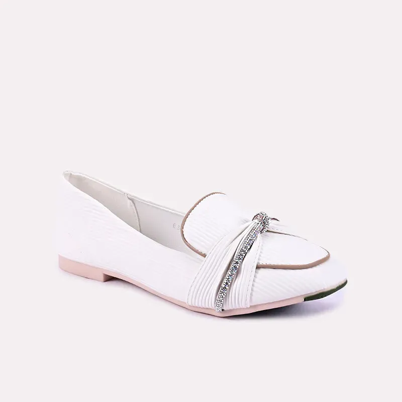Viola White Casual Pumps 0431244