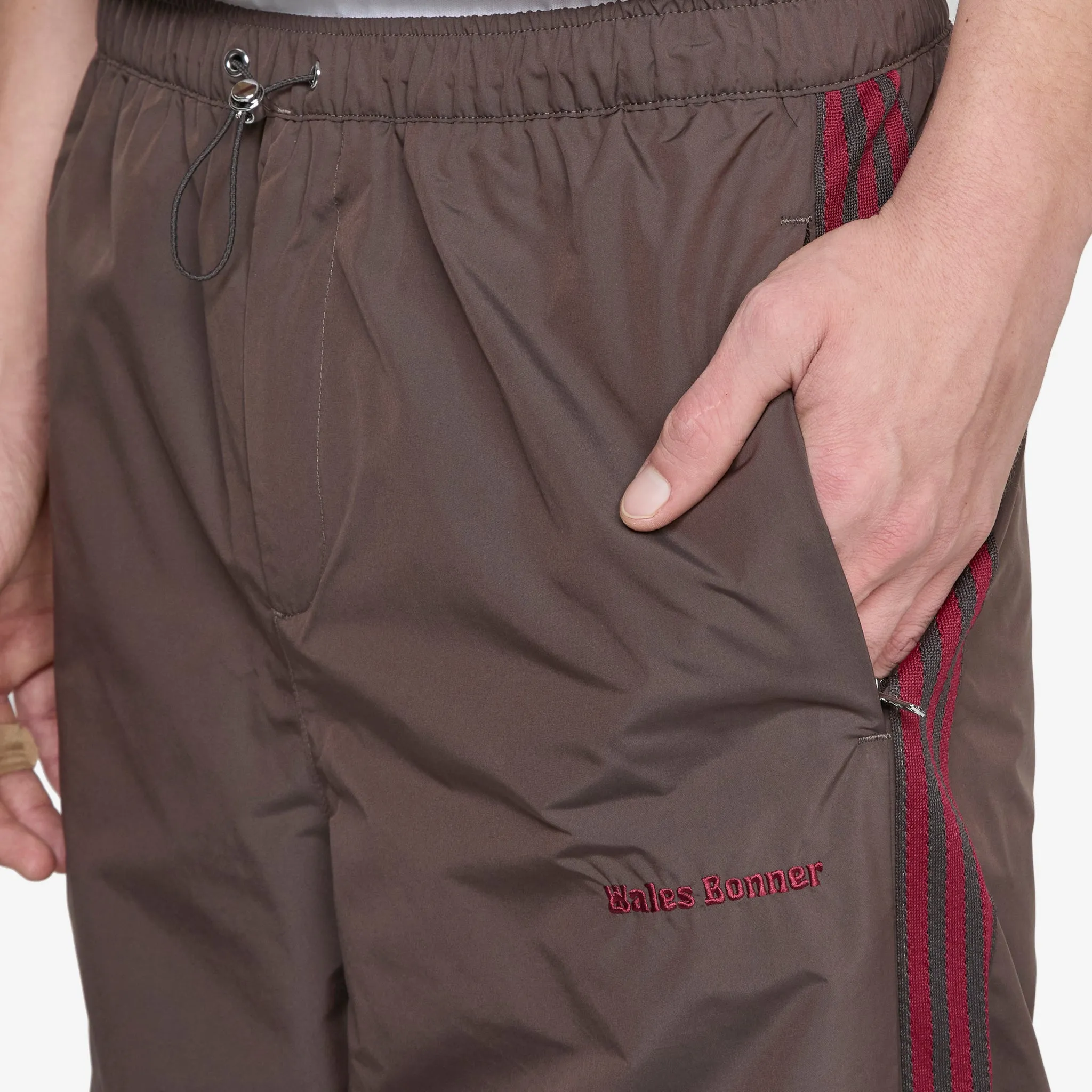 Wales Bonner x Nylon Track Pant Night Brown