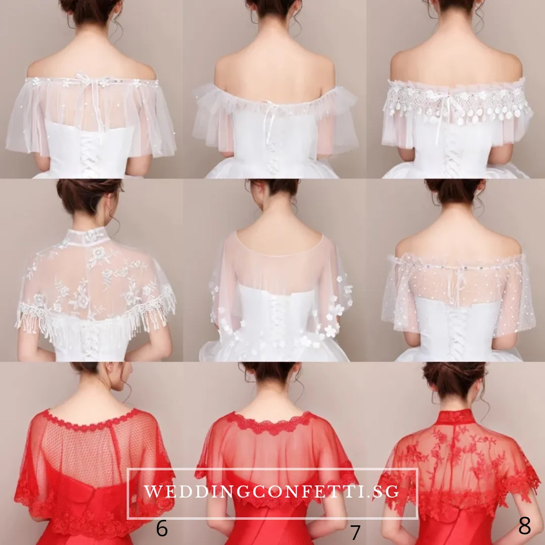 Wedding Bridal Overlay / Shawl / Cover Up / Scarf / Capes / Bolero Jacket