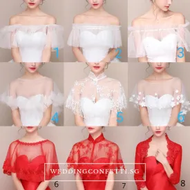 Wedding Bridal Overlay / Shawl / Cover Up / Scarf / Capes / Bolero Jacket