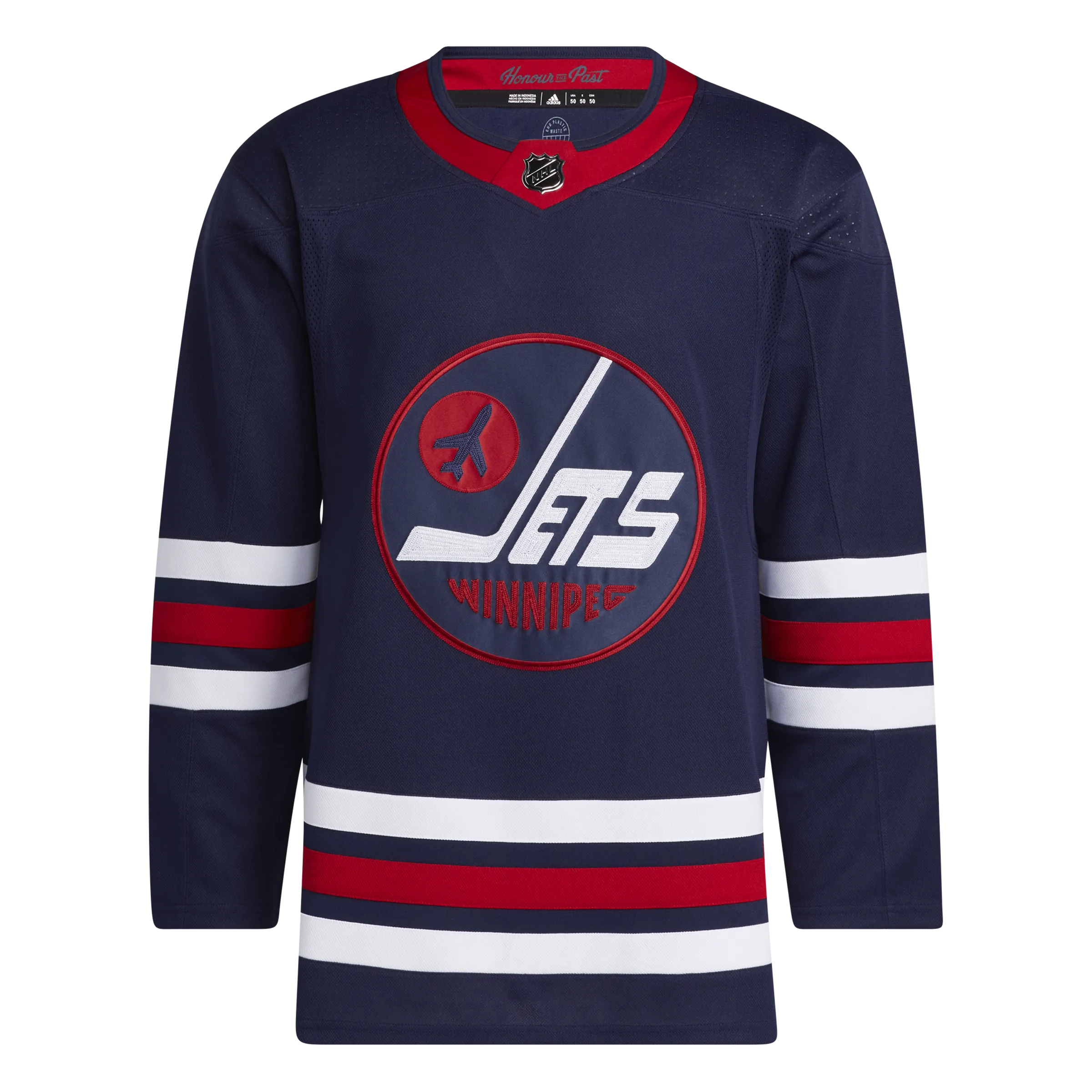 Winnipeg Jets Adidas Third Prime Green Authentic Jersey - Navy