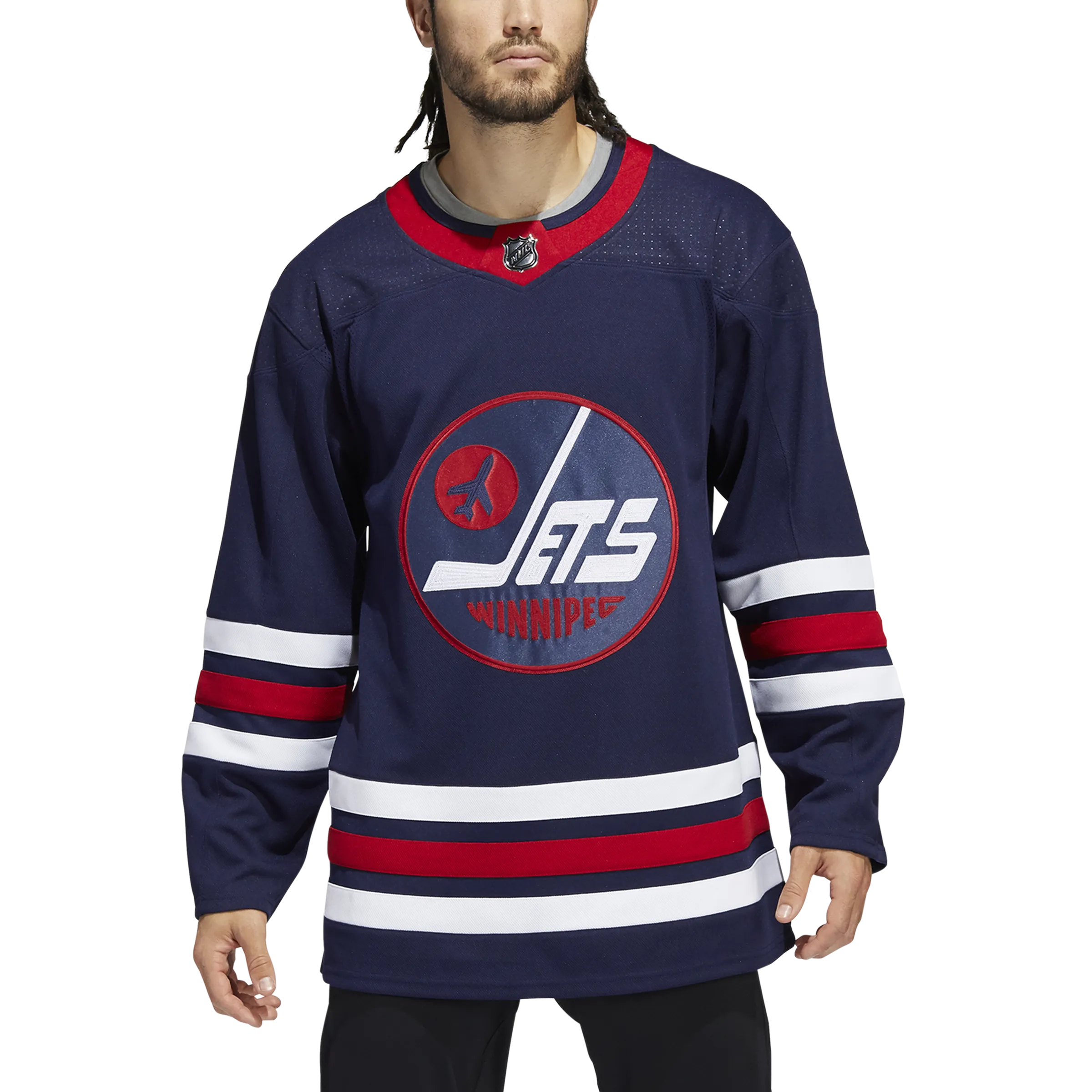 Winnipeg Jets Adidas Third Prime Green Authentic Jersey - Navy