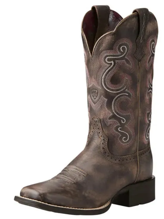 Women's Ariat Quickdraw Western Boot – Rugged Style with All-Day Comfort