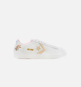 X Space Jam Pro Leather Mens Lifestyle Shoe - White/Tan