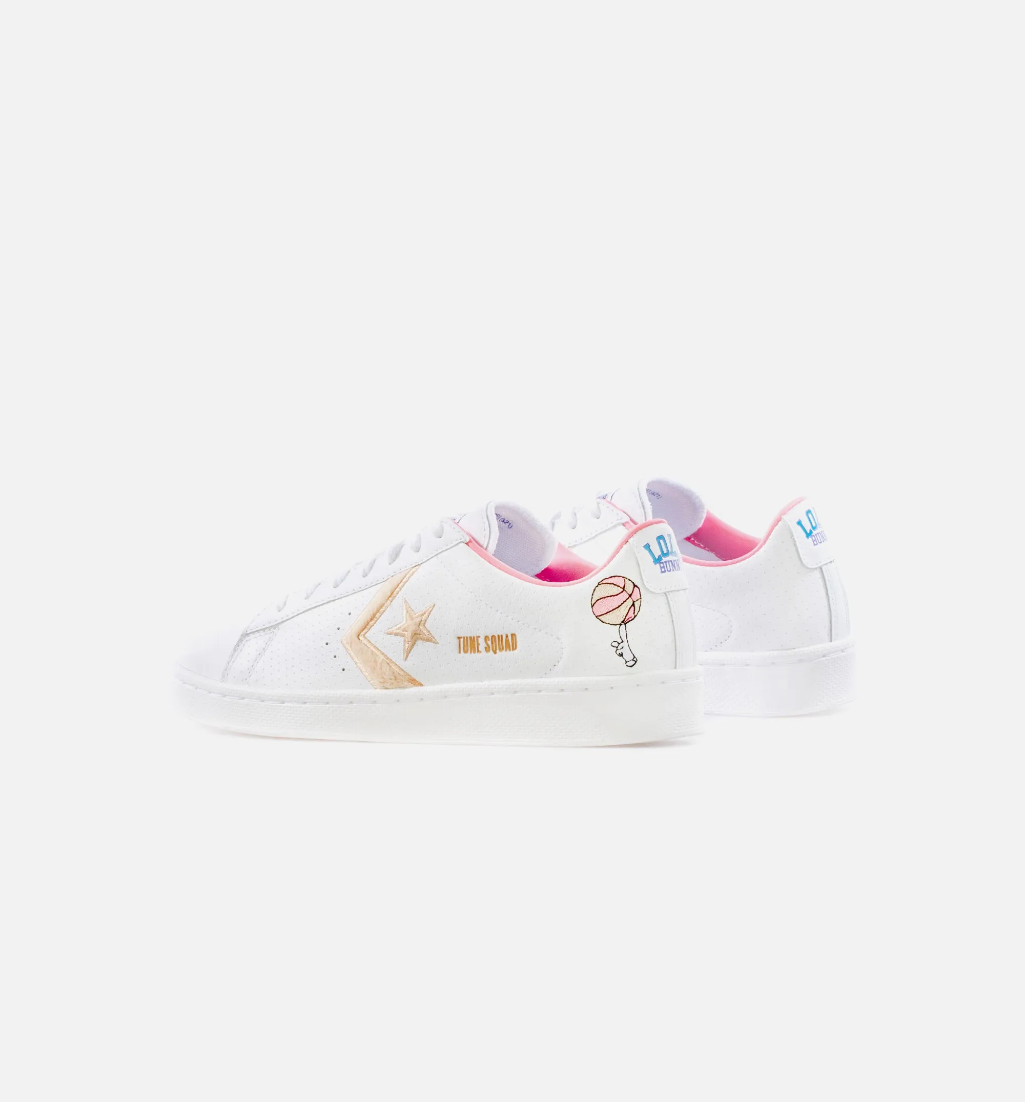 X Space Jam Pro Leather Mens Lifestyle Shoe - White/Tan